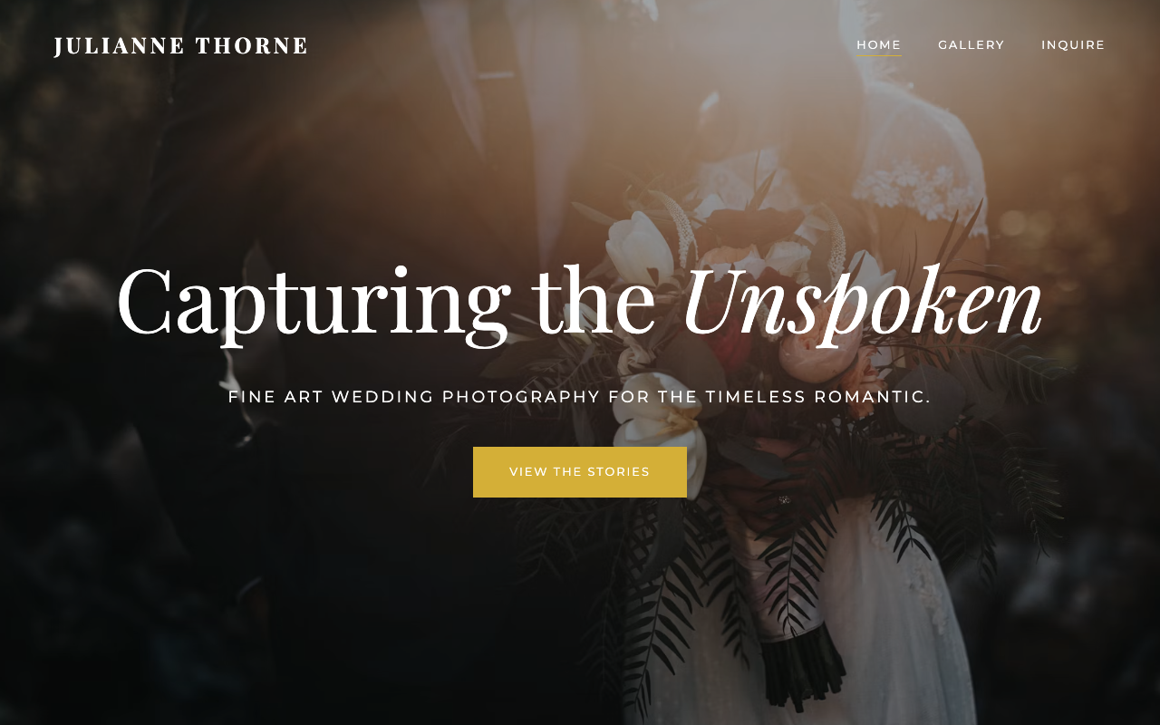 Julianne Thorne Photography template preview